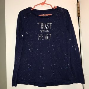 Girls Size 7 long sleeve tee